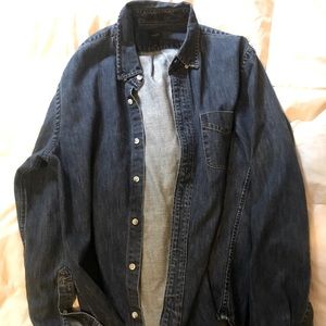 J.Crew denim button up shirt